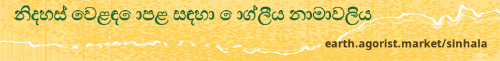 නිදහස් වෙළඳපොළ සඳහා ගෝලීය නාමාවලිය — earth.agorist.market/sinhala