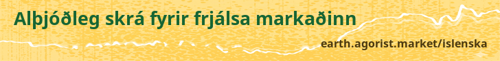 Alþjóðleg skrá fyrir frjálsa markaðinn — earth.agorist.market/islenska